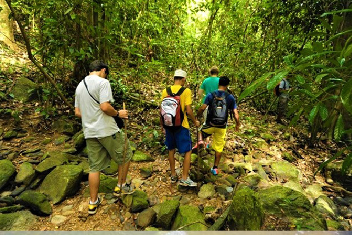 Trekking to Elephant Beach